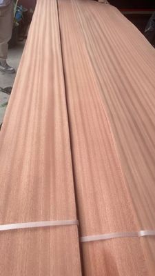 Lembar veneer sapelli merah muda untuk kayu lapis